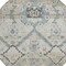 Homeroots 8' Beige Taupe And Tan Round Floral Washable Indoor Outdoor Area Rug 588860 - alternate 6