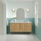 James Martin Vanities Laurent 60 in. Single Vanity, Light Natural Oak, w/ 3 CM Carrara Marble Top 545-V60S-LNO-3CAR - alternate 4