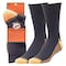 Railroad Sock Mens Copper Infused Crew Socks, Black/Copper, 6-12 M, 1 PR 4002 BK - alternate 1