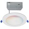 Satco Starfish 11W LED Direct Wire Downlight 6-Inch Remote Driver RGBTW Round White Finish S11637 - alternate 1