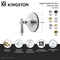 Kingston Brass Single-Handle Six-Way Diverter Valve with Round Trim Kit, Antique Brass KS4033BAL - alternate 2