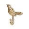 Homeroots 5" Gold Cast Iron Bird Wall Hook 612072 - alternate 2