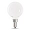 Feit Electric LED Bulb, G16.5 Lamp, 40 W Equivalent, E12 Lamp Base, Dimmable, Frosted, Soft White Light BPG1640W927CAFIL2 - alternate 1