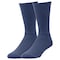 Railroad Sock Mens Crew Socks, 85% Cotton, 15% Nylon, Navy, 6-12 M, 3 PK 6034 - alternate 2