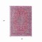 Homeroots 3' X 5' Pink And Lavender Medallion Washable Indoor Outdoor Area Rug 616286 - alternate 6