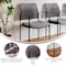 Flash Furniture Jana Comfort Gray Mesh Stackable Steel Side Chair with Arms GO-516-2-GRY-GG - alternate 3