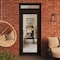 Vdomdoors Front Exterior Prehung Metal-Plastic Door Clear Glass / MANUX 8666 Matte Black / Office Commercial MANUX8666EXD-BLK-W36xH80+12-LH-I - alternate 3