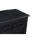 Homeroots 30" Black Solid Wood Distressed One Drawer Nightstand 521200 - alternate 9