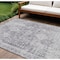 Homeroots 8' X 10' Plum Oriental Washable Indoor Outdoor Area Rug 607617 - alternate 1