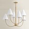 Troy Lighting Evermore 6 Light Chandelier in Patina Brass Finish F1941-PBR - alternate 6