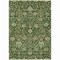Homeroots 3' X 5' Green Tan And Gray Floral Washable Indoor Outdoor Area Rug 603461 - alternate 6