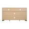 Flash Furniture Malaki 58 Inch Buffet Sideboard w/2 Soft Close Drs and Cntr Shelf, up to 65in. TV's, Natural/Rattan EV-ET8114-ZZ-NAT-GG - alternate 3