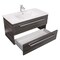 Cutler Silhouette Collection 30 in Wall Mount Bathroom Vanity - 2 Drawers With Top, Zambukka FV-ZAMBUKKA30 - alternate 2