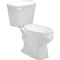 Mansfield Pro-Fit 2-128 Wht Elongated Bowl 1.28 GPF Complete Toilet 41350017 - alternate 2