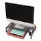Mind Reader Metal Mesh Monitor Stand with Paper Tray, 20in x 11.5in x 5.5in, Black, Supports 33 lb, 2PK 2MESHMON-BLK - alternate 5