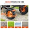 Vevor Poly Garden Dump Cart Heavy-duty Yard Carts and Wagons 1500 lbs 13" Tires TC4273A - alternate 6