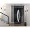 Vdomdoors Steel Door Deux 6500 Black Sidelight and Transom Window Stainless Inserts Single Modern Painted-W36 DEUX6500EXD-BLK-W36+14 x H80+16-Right-hand Inswing - alternate 4