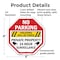Signmission No Parking Violators Will Be Towed, 6 Inch X 6 Inch, Plastic Sign OC-P-6-85 - alternate 5