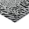 Homeroots 9' X 12' Gray Animal Print Washable Indoor Outdoor Area Rug 607654 - alternate 5