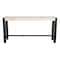 Whitewood Industries Rectangular Fixed Top Table, 72 in W, 36 in L, 16 in H, Parawood, Unfinished/Black T-1672-36 - alternate 5