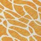 Homeroots 8' Orange And Ivory Round Geometric Washable Indoor Outdoor Area Rug 599300 - alternate 4