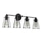 Jonathan Y Evelyn 29.5" 4-light Metal Vanity Light, Oil Rubbed Bronze JYL7422A - alternate 7