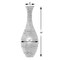 Uniquewise Set of 2 38-inch Tall Artificial Rattan Floor Vase in Elegant Beige - Statement Piece for QI003823.2 - alternate 6