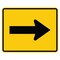 Sign Solutions Usa Traffic Sign, 21 in Width, Aluminum Sign, Horizontal Rectangle DUS12DYE2115W16-5P - alternate 1