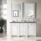 James Martin Vanities Bristol 60'' D Vanity, Bright White w/ Parisien Bleu Silestone Top w/FreePower Wireless Charger 157-V60D-BW-FPBL - alternate 8