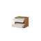 Homeroots 24" X 17" X 20" Natural Mdf Nightstand 319119 - alternate 5