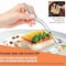 A2Z Scilab Offset Culinary Tweezers, Precision Serrated Jaws, 8 Inch, Stainless Steel Tongs A2Z-ZR1055 - alternate 6