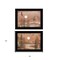 Homeroots Set Of Two Full Moon I and II 2 Black Framed Print Wall Art, 2PK 407189 - alternate 3