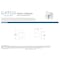 Gatco Clarion Robe Hook, Crystal-Clear Acrylic/Chrome 5715 - alternate 3