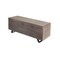 Homeroots 46in Brown And Black Solid Wood Entryway Bench with Flip Top 489213 - alternate 1
