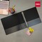 Deli Std Duty View Binder 1in, Letter, D-Ring, PVC-Free, Black, 12PK CF567-BK - alternate 2