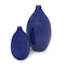 Homeroots Set of Two Cobalt Ceramic Round Table Vases, 2PK 384166 - alternate 5