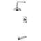Kingston Brass Single-Handle Pressure Balanced Tub and Shower Faucet, Polished Chrome KB6331AL - alternate 1