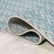 Jonathan Y Chevron Modern Concentric Squares Aqua/Light Gray 8 ft. x 10 ft. Indoor/Outdoor Area Rug SMB206A-8 - alternate 7