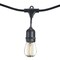 Bulbrite 30 ft. Plug-In Edison Bulb S14 LED Black String Light w/Shatter Resistant Bulbs 12-Sockets 812313 - alternate 1