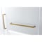 Kingston Brass 60" Acrylic Alcove Right-Hand Drain Tub with Left Sliding Tub Door, White/Brushed Brass KVTAM6032R217 - alternate 6