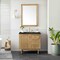 James Martin Vanities Laurent 36" Single Vanity, Light Natural Oak, w/ 3 CM Phantome Eclos Top 545-V36-LNO-3PHT - alternate 6
