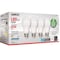 Satco Bulb, LED, 10W, A19, Medium, 120V, Frosted White, 50K, 4PK S28563 - alternate 1