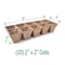 Jiffy 50 Cells 5.5 in. H X 11 in. W X 21 in. L Seed Starting Kit TS50HST-8 - alternate 4