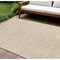 Homeroots 9' X 12' Ivory And Gold Abstract Indoor Outdoor Area Rug 573197 - alternate 1