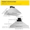Vevor Built-in Range Hood Insert Vent Hood 900CFM 36in Touch and Remote Control SV198B2-I36 - alternate 3