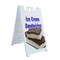 Signmission Ice Cream Sandwiches, A-Frame & 2 Decals Installed, Heavy-Duty Plastic Frame SBHD-D-2436-Ice Cream Sandwiches - alternate 1