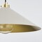 Hudson Valley Lighting Mark D. Sikes X Clivedon 1 Light Pendant 20 In. Aged Brass/Off White MDS1402-AGB/OW - alternate 2