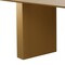 Homeroots 86" Natural Solid Wood Pedestal Base Oval Dining Table 720703 - alternate 2