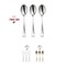 Smarty Had A Party Shiny Metallic Silver Mini Plastic Disposable Tasting Spoons (960 Spoons), 960PK 790-SV-CASE - alternate 6