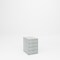 Pucel Pedestal Utility Drawer Cabinet, 18 in W x 24 in D x 26 in H, 4 Drawers, Red DC-1 - alternate 1